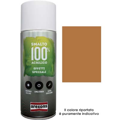 SMALTO SPRAY 100% ACRILICO METALLIZZANTE AREXONS RAME ML 400 Immagine principale del prodotto