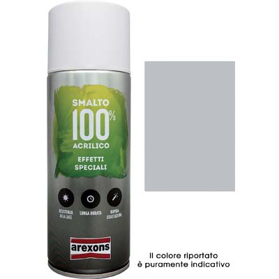 SMALTO SPRAY 100% ACRILICO METALLIZZANTE AREXONS CROMO SPECCHIANTE ML 400 Immagine principale del prodotto