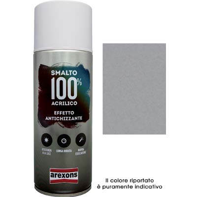 SMALTO SPRAY 100% ACRILICO ANTICHIZZANTE AREXONS ANTRACITE ML 400 Immagine principale del prodotto