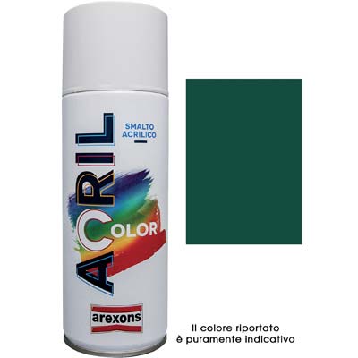 SMALTO SPRAY ACRIL COLOR AREXONS VERDE MUSCHIO RAL 6005 ML 400 Immagine principale del prodotto