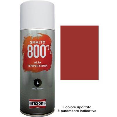SMALTO SPRAY 100% ACRILICO ALTE TEMPERAT AREXONS ROSSO ML 400