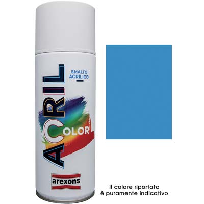 SMALTO SPRAY ACRIL COLOR AREXONS BLU CHIARO RAL 5012 ML 400 Immagine principale del prodotto