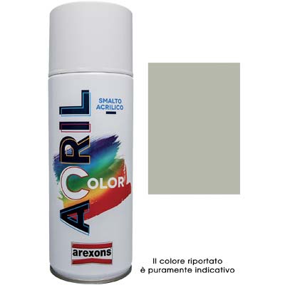 SMALTO SPRAY ACRIL COLOR AREXONS GRIGIO SILICEO RAL 7032 ML 400 Immagine principale del prodotto