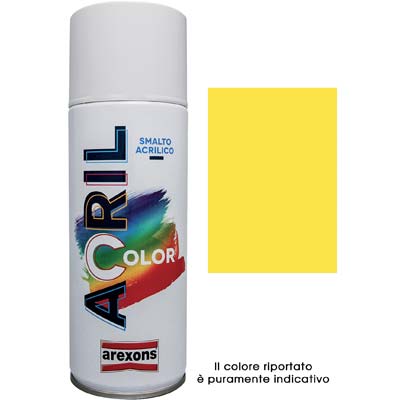 SMALTO SPRAY ACRIL COLOR AREXONS GIALLO CADMIO RAL 1021 ML 400 Immagine principale del prodotto