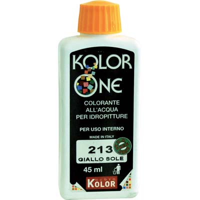 COLORANTE ACQUA KOLORONE 213 GIALLO SOLE ML 45 Immagine principale del prodotto