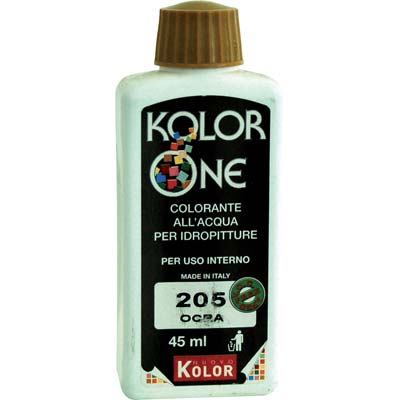COLORANTE ACQUA KOLORONE 205 OCRA ML 45 Immagine principale del prodotto
