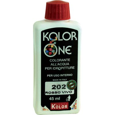 COLORANTE ACQUA KOLORONE 202 ROSSO VIVO ML 45 Immagine principale del prodotto