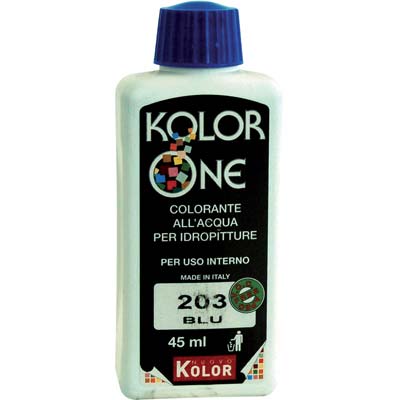 COLORANTE ACQUA KOLORONE 203 BLU ML 45 Immagine principale del prodotto