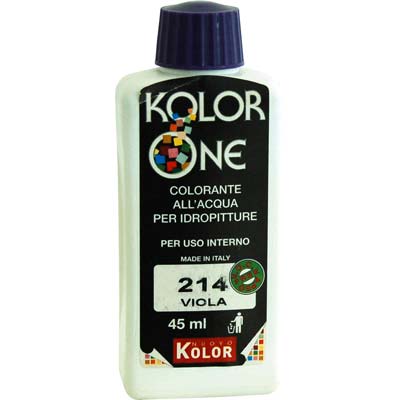 COLORANTE ACQUA KOLORONE 214 VIOLA ML 45 Immagine principale del prodotto