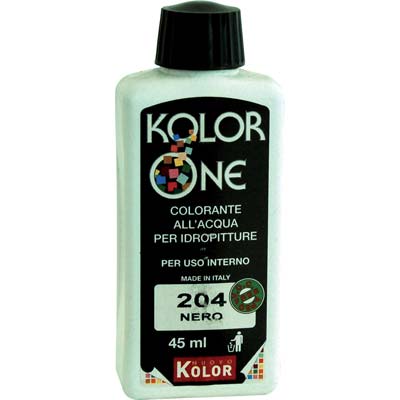 COLORANTE ACQUA KOLORONE 204 NERO ML 45 Immagine principale del prodotto