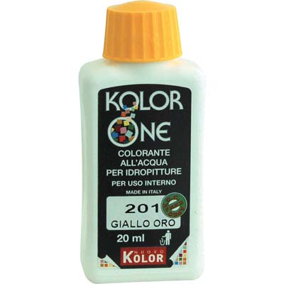 COLORANTE ACQUA KOLORONE 201 GIALLO ORO ML 20 Immagine principale del prodotto