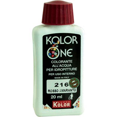 COLORANTE ACQUA KOLORONE 216 ROSSO AMARANTO ML 20 Immagine principale del prodotto