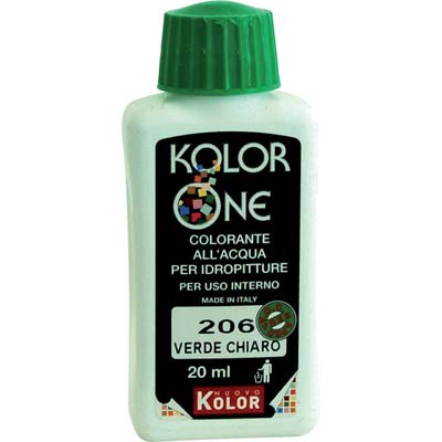 COLORANTE ACQUA KOLORONE 206 VERDE CHIARO ML 20 Immagine principale del prodotto