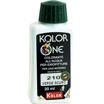 COLORANTE ACQUA KOLORONE 210 VERDE SCURO ML 20 Immagine principale del prodotto