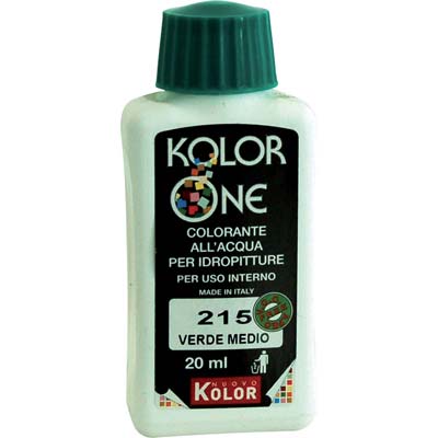 COLORANTE ACQUA KOLORONE 215 VERDE MEDIO ML 20 Immagine principale del prodotto