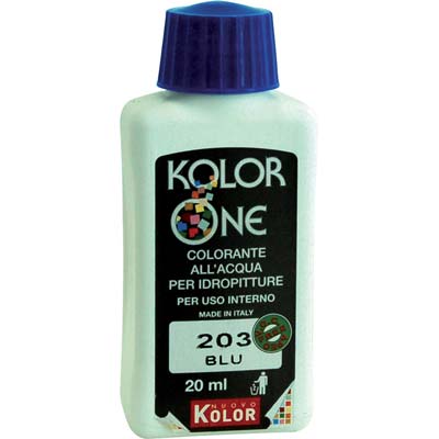 COLORANTE ACQUA KOLORONE 203 BLU ML 20 Immagine principale del prodotto