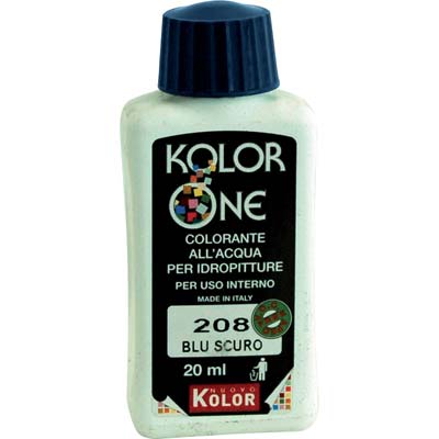 COLORANTE ACQUA KOLORONE 208 BLU SCURO ML 20 Immagine principale del prodotto