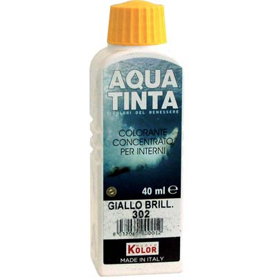 COLORANTE ACQUA AQUATINTA 302 GIALLO BRILLANTE ML 40