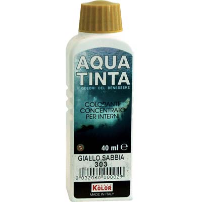 COLORANTE ACQUA AQUATINTA 303 GIALLO SABBIA ML 40