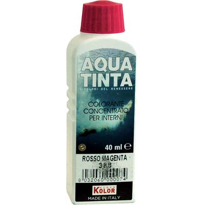 COLORANTE ACQUA AQUATINTA 308 ROSSO MAGENTA ML 40