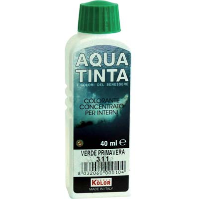 COLORANTE ACQUA AQUATINTA 311 VERDE PRIMAVERA ML 40