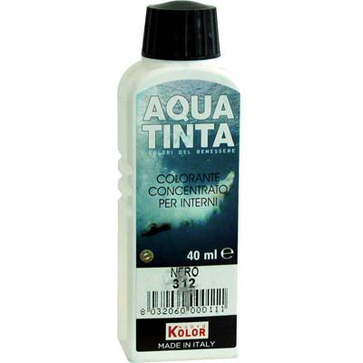 COLORANTE ACQUA AQUATINTA 312 NERO ML 40 Immagine principale del prodotto