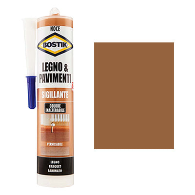 SILICONE ACRILICO LEGNO PAVIMENTI BOSTIK NOCE ML 300