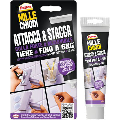 PATTEX MILLECHIODI ATTACCA E STACCA GR 44
