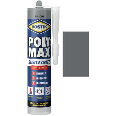 BOSTIK POLYMAX SIGILLANTE GRIGIO ML 280 Immagine principale del prodotto