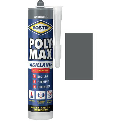 BOSTIK POLYMAX SIGILLANTE ANTRACITE ML 280 Immagine principale del prodotto