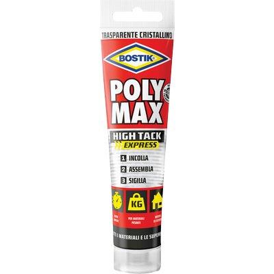 BOSTIK POLYMAX HIGH TACK EXPRESS TRASPARENTE GR 115