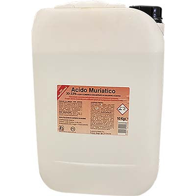ACIDO CLORIDRICO MURIATICO 30-33% KG 10 Immagine principale del prodotto