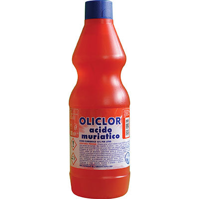 ACIDO CLORIDRICO MURIATICO 15% OLICLOR LT 1 Immagine principale del prodotto