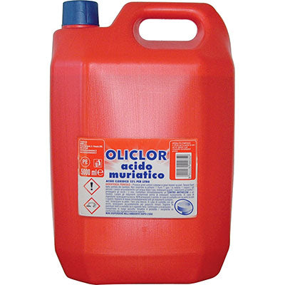 ACIDO CLORIDRICO MURIATICO 15% OLICLOR LT 5 Immagine principale del prodotto