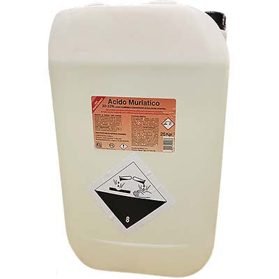 ACIDO CLORIDRICO MURIATICO 30-33% KG 25 Immagine principale del prodotto