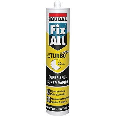 FIX ALL TURBO SOUDAL BIANCO ML 290 Immagine principale del prodotto