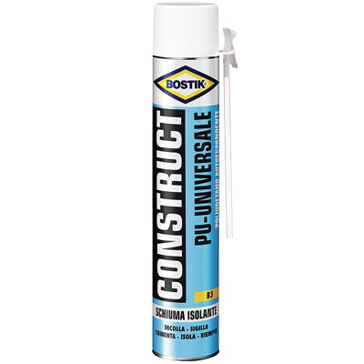 SCHIUMA POLIURETANICA UNIVERSALE BOSTIK MANUALE ML 750 Immagine principale del prodotto