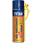 SCHIUMA POLIURETANICA UNIVERSALE 60 SECONDI TYTAN MANUALE ML 300