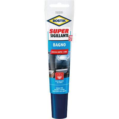 BOSTIK SUPER SIGILLANTE BAGNO BIANCO ML 150 Immagine principale del prodotto