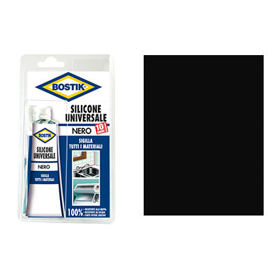SILICONE ACETICO IN TUBETTO BOSTIK NERO ML 60 Immagine principale del prodotto