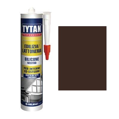 SILICONE NEUTRO TYTAN TESTA DI MORO RAL 8017 ML 300 Immagine principale del prodotto