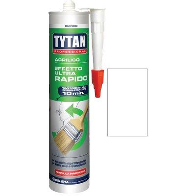 SILICONE ACRILICO ULTRA RAPIDO TYTAN BIANCO VERNICIABILE ML 300 Immagine principale del prodotto