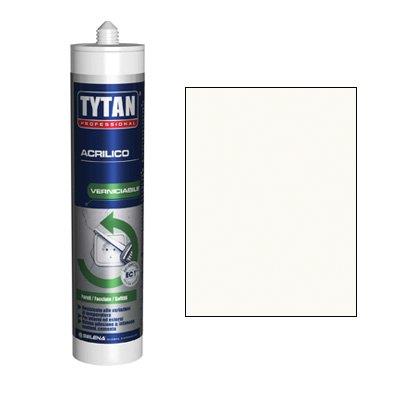 SILICONE ACRILICO TYTAN BIANCO VERNICIABILE ML 300