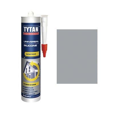 SILICONE ACETICO UNIVERSALE TYTAN GRIGIO RAL 7004 ML 280 Immagine principale del prodotto