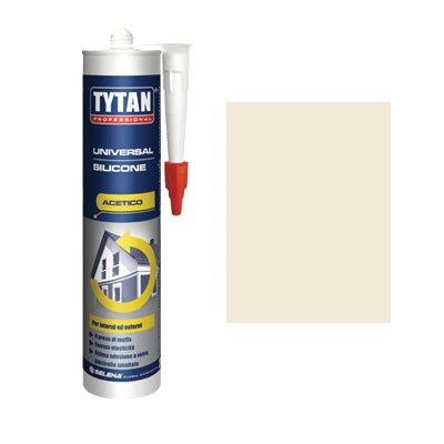 SILICONE ACETICO UNIVERSALE TYTAN AVORIO RAL 1013 ML 280 Immagine principale del prodotto