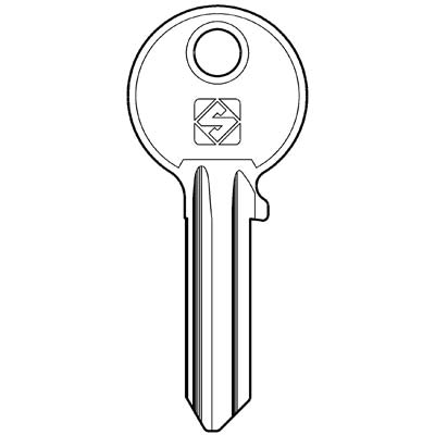 CHIAVE PIATTA ABUS AB10R SILCA ACCIAIO NICHELATO