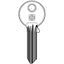 CHIAVE PIATTA ABUS AB63 SILCA OTTONE NICHELATO