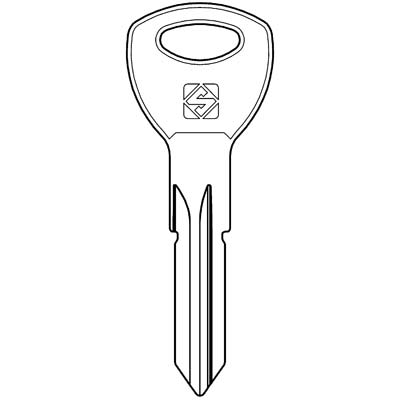 CHIAVE PIATTA ABUS AB105R SILCA ACCIAIO NICHELATO Immagine principale del prodotto
