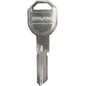 CHIAVE PIATTA YALE GEMMA ORIGINALE OTTONE NICHELATO