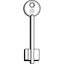 CHIAVE DOPPIA MAPPA IDM 5ID9 SILCA OTTONE NICHELATO